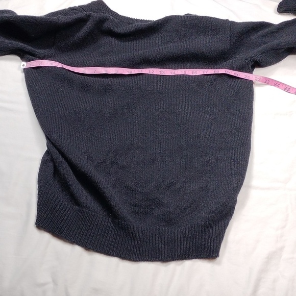 The Lodge Womens Cardigan Sweater 100% Wool Size Large - Picture 11 of 11